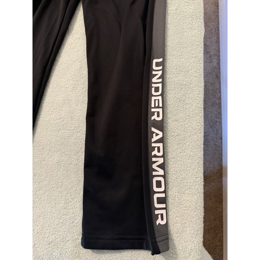 Under Armour Brawler 2.0 Pants Youth Medium Black Athletic Track Pants NWT - Picture 5 of 6